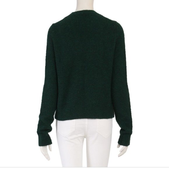 OLD Celine by Phoebe Philo - Green Cashmere Knit Sweater - Picture 4 of 11